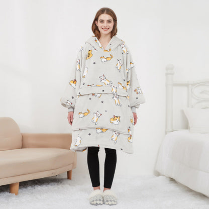 Cozy Heated Blanket Hoodie