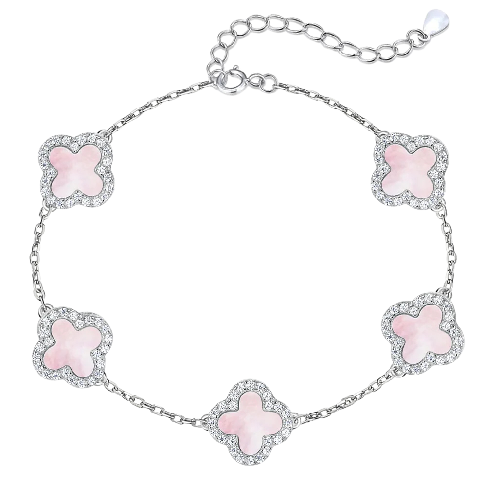 Diamond Clover Bracelet