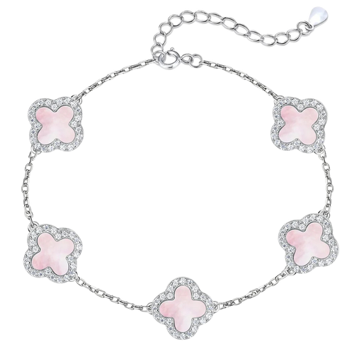 Diamond Clover Bracelet