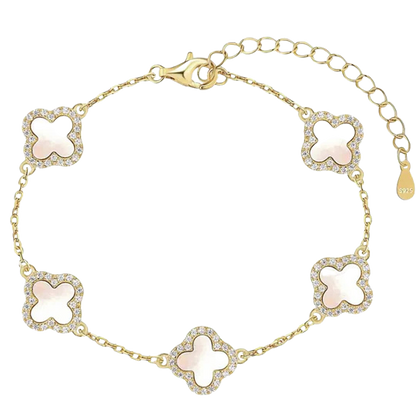 Diamond Clover Bracelet