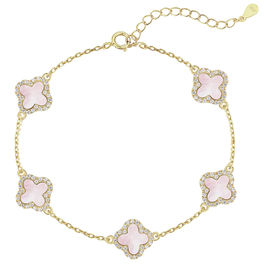 Diamond Clover Bracelet