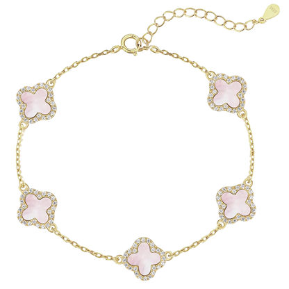 Diamond Clover Bracelet