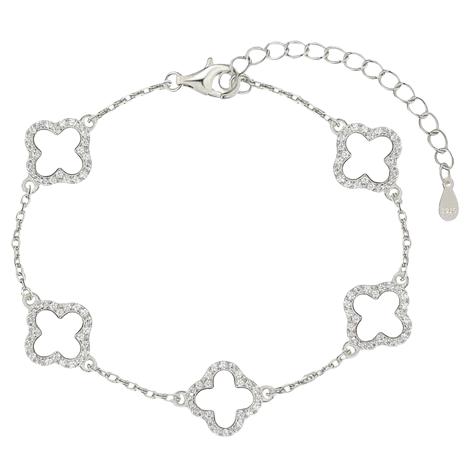 Diamond Clover Bracelet