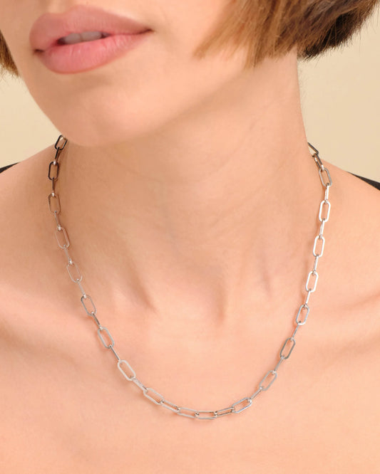 5MM Paper Clip Necklace